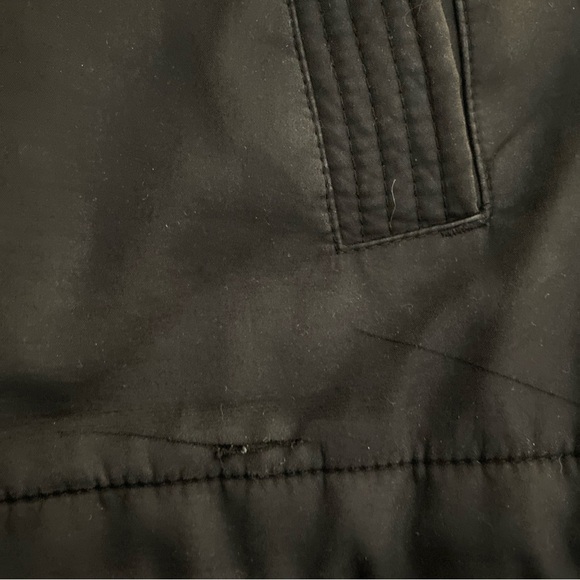 London Fog Beaverton Contrast Collar Black Zip Up Coat Jacket Mens Size Small - Picture 2 of 10